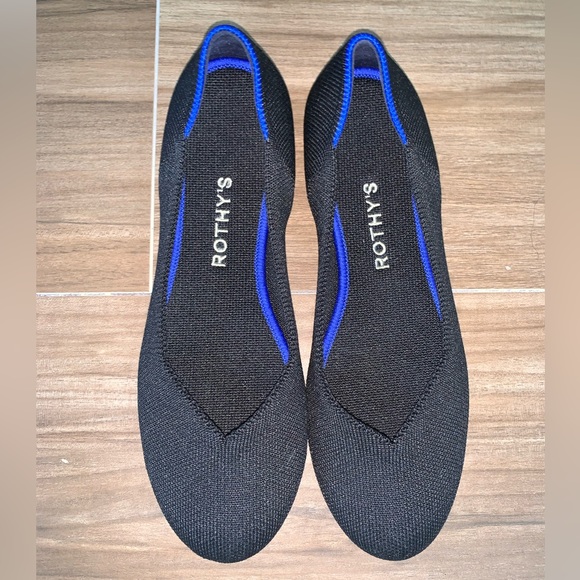 Rothy’s Maritime Navy Blue Flats Round Toe Shoes 7 - Picture 2 of 6